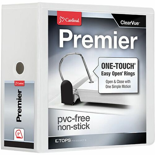 Cardinal® CRD10350CB Premier ONE-TOUCH® Easy Open® Locking Slant-D® Rings Binder