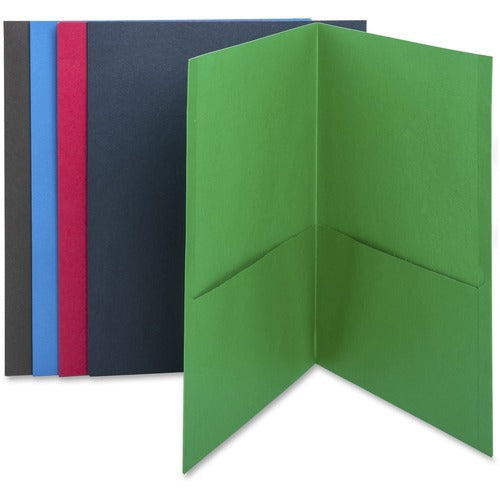 Business Source BSN78502 Letter Recycled Pocket Folder
