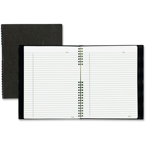 Blueline REDA10200EBLK NotePro Hard Romanel Cover Notebook - Letter