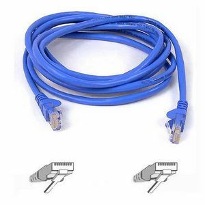 Belkin BLKA3L79101BLUS RJ45 CAT-5e Patch Cable, Snagless Molded Blue 01