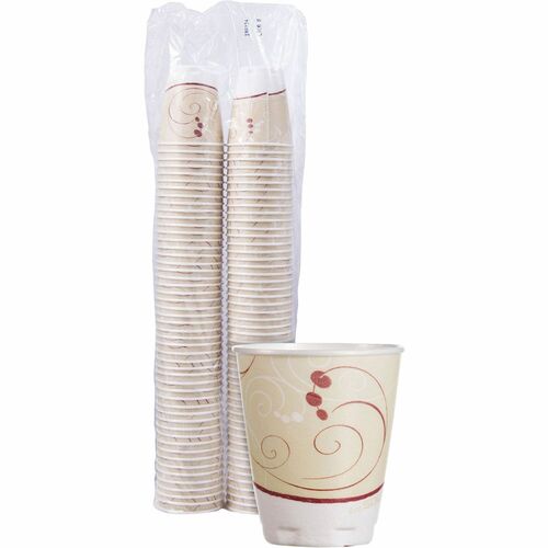 Solo SCCX8J8002 Trophy Plus 8 oz Symphony Insulated Hot/Cold Cups