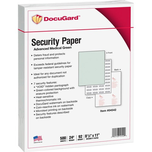 DocuGard PRB04542 Advanced Medical Security Paper