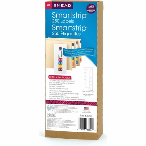 Smead SMD66004 Smartstrip Labels Refill Pack