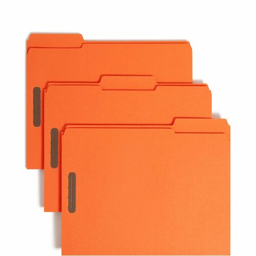 Smead SMD12540 12540 1/3 Tab Cut Letter Recycled Fastener Folder