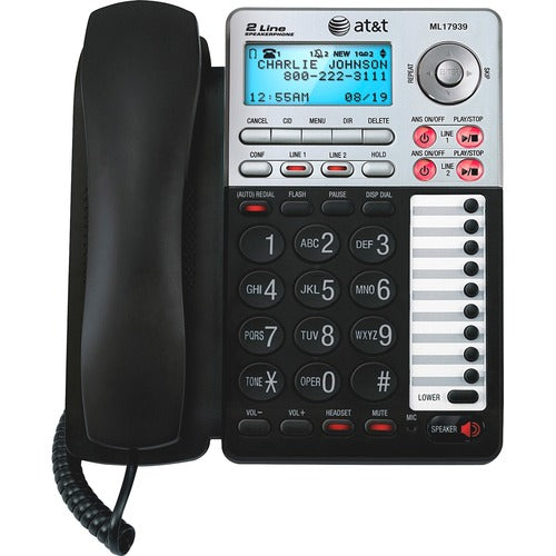 VTech ATTML17939 ML17939 Standard Phone - Black