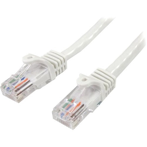 StarTech.com STC45PATCH5WH 5ft White Snagless Cat5e UTP Patch Cable