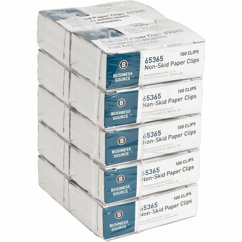 Business Source BSN65365 Non-Skid Paper Clips