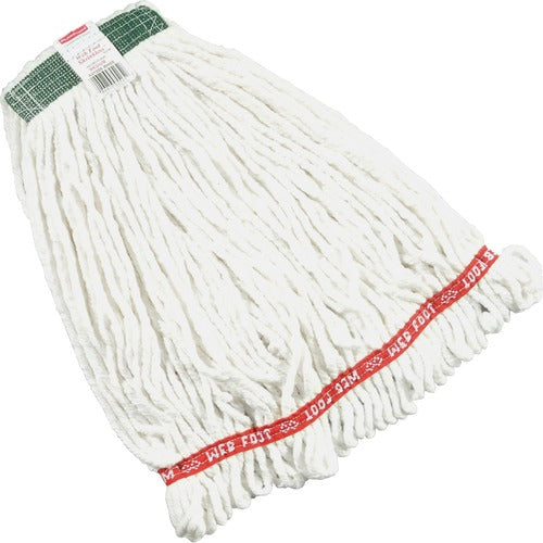 Rubbermaid Commercial RCPA21206WHI Web Foot Shrinkless Wet Mop