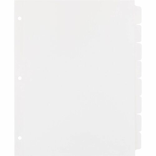 Business Source BSN36687 Punched Laser Index Dividers