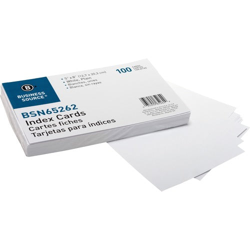 Business Source BSN65262 Plain Index Cards