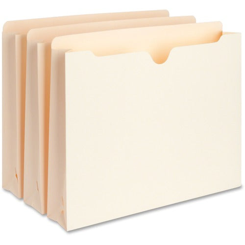Business Source BSN65799 Straight Tab Cut Letter Recycled File Pocket