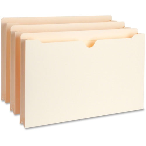 Business Source BSN65802 Straight Tab Cut Legal Recycled File Pocket