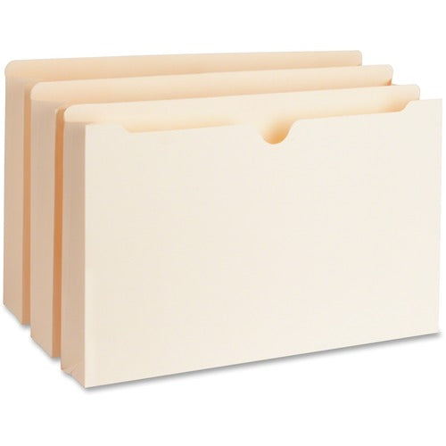 Business Source BSN65803 Straight Tab Cut Legal Recycled File Pocket