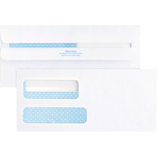 Business Source BSN36681 No. 9 Double Window Invoice Envelopes
