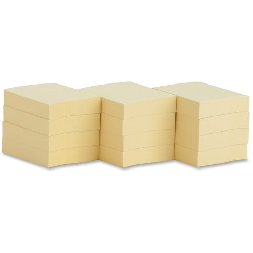 Business Source BSN36610 Yellow Repositionable Adhesive Notes