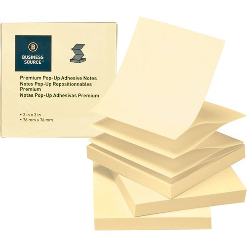 Business Source BSN36617 Reposition Pop-up Adhesive Notes