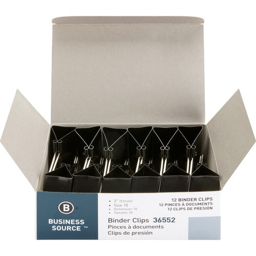 Business Source BSN36552 Fold-back Binder Clips