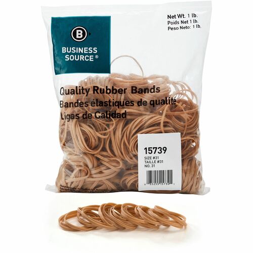 Business Source BSN15739 Quality Rubber Bands
