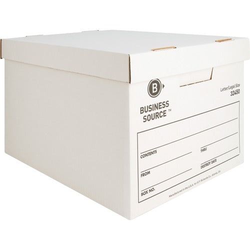 Business Source BSN32450 Quick Setup Medium-Duty Storage Box