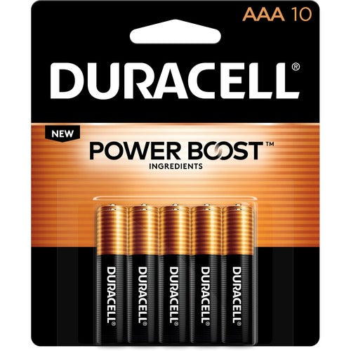 Duracell DURMN2400B10Z Coppertop Alkaline AAA Batteries