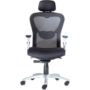 9 to 5 Seating NTF1580Y2A8B114 Strata 1580 High-Back Mesh Task Chair with Headrest