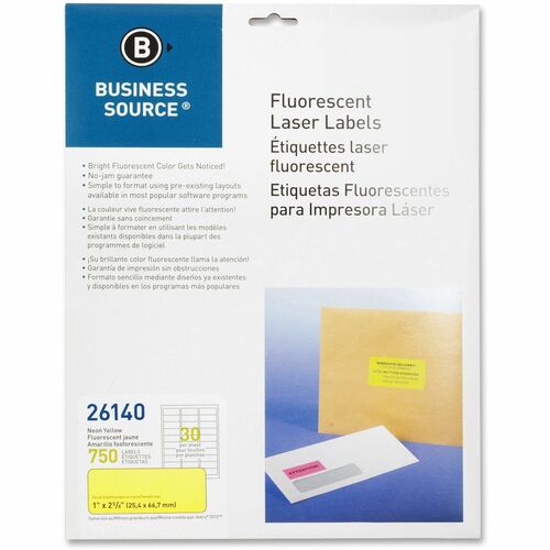 Business Source BSN26140 Neon Labels