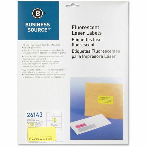 Business Source BSN26143 Neon Labels