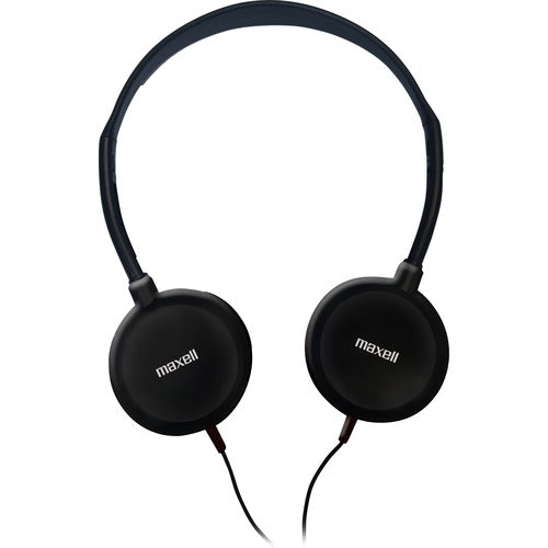 Maxell MAX190318 Hp-200 Stereo Headphone - Stereo - Silver, Black - Mini-Phone - Wired - 32 Ohm - 20 Hz 20 Khz - Nickel Plated - Over-The-Head - Binaural - Open - 4 Ft Cable