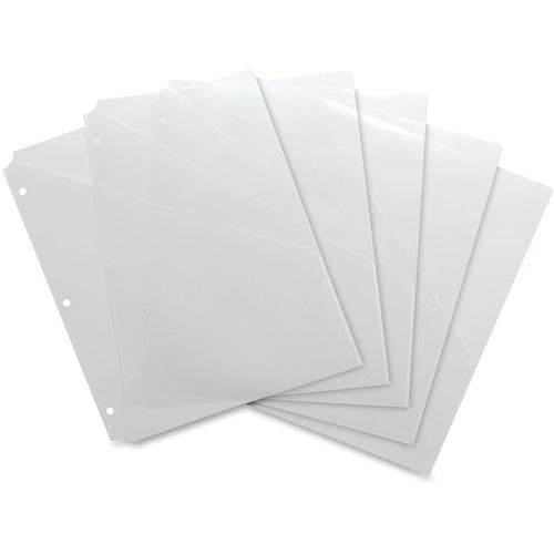 Business Source BSN32375 Poly Binder Pockets