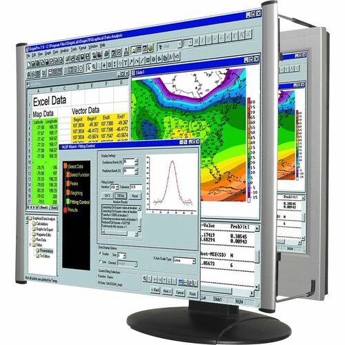 Kantek KTKMAG19WL MaxView Monitor Magnifier Silver