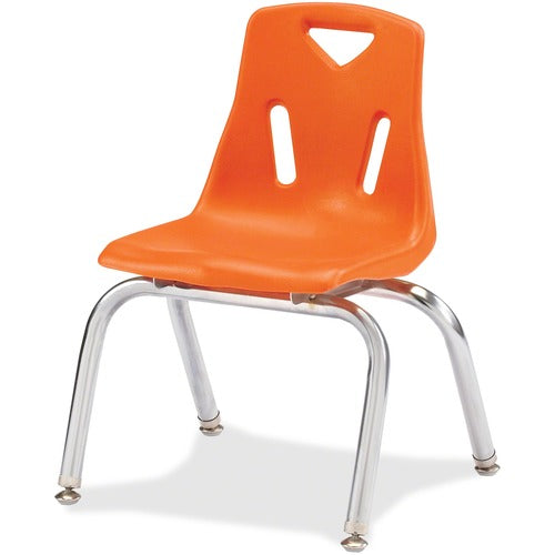 Jonti-Craft JNT8142JC1114 Berries Plastic Chairs with Chrome-Plated Legs