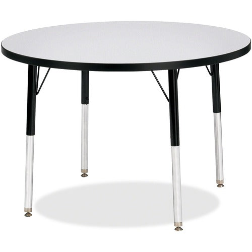 Jonti-Craft JNT6488JCE180 Berries Elementary Height Color Edge Round Table