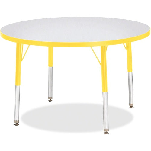 Jonti-Craft JNT6488JCE007 Berries Elementary Height Color Edge Round Table
