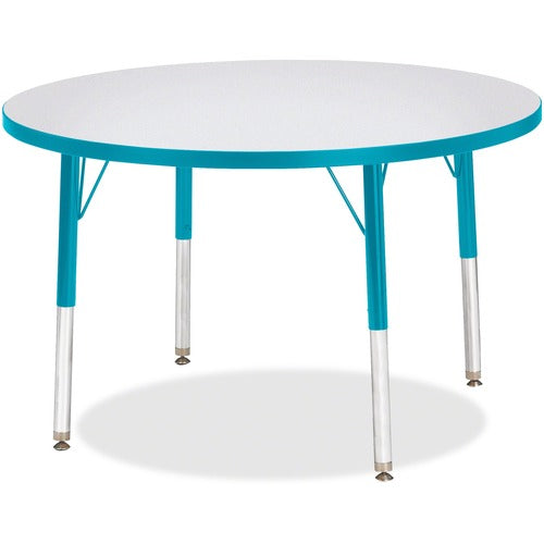 Jonti-Craft JNT6488JCE005 Berries Elementary Height Color Edge Round Table