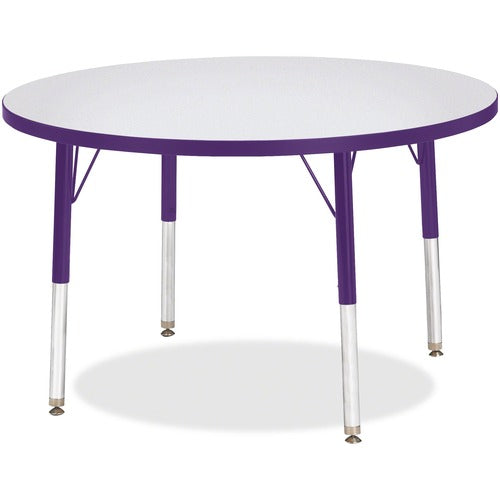 Jonti-Craft JNT6488JCE004 Berries Elementary Height Color Edge Round Table