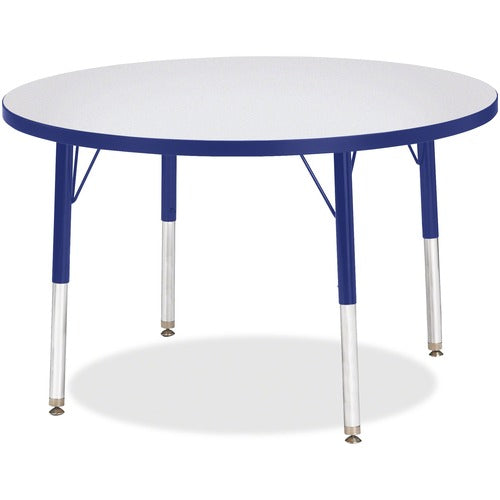Jonti-Craft JNT6488JCE003 Berries Elementary Height Color Edge Round Table