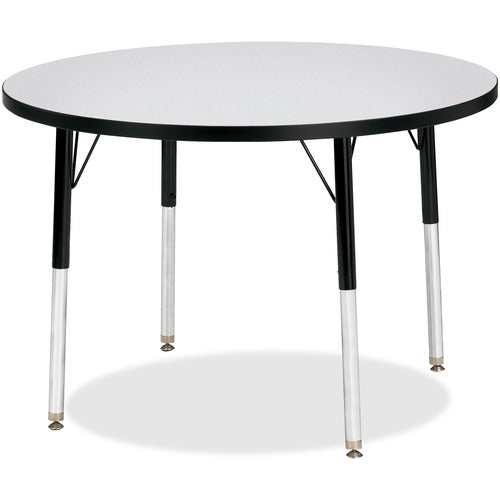 Jonti-Craft JNT6488JCA180 Berries Adult Height Color Edge Round Table