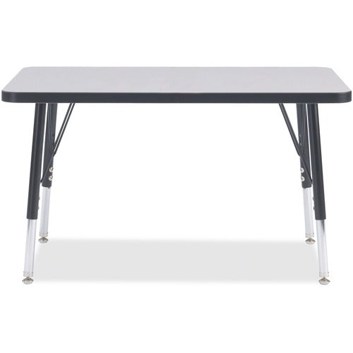 Jonti-Craft JNT6478JCE180 Berries Elementary Height Color Edge Rectangle Table