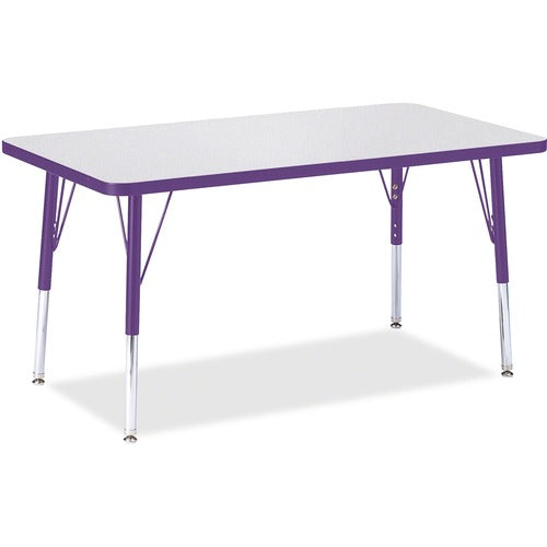 Jonti-Craft JNT6478JCE004 Berries Elementary Height Color Edge Rectangle Table