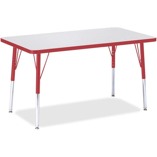 Jonti-Craft JNT6478JCA008 Berries Adult Height Color Edge Rectangle Table