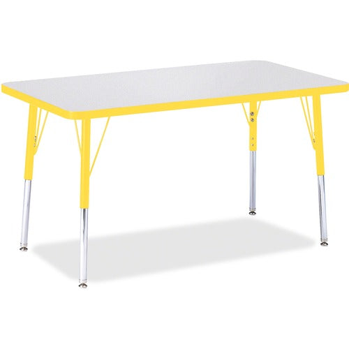 Jonti-Craft JNT6478JCA007 Berries Adult Height Color Edge Rectangle Table