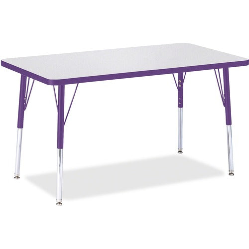 Jonti-Craft JNT6478JCA004 Berries Adult Height Color Edge Rectangle Table