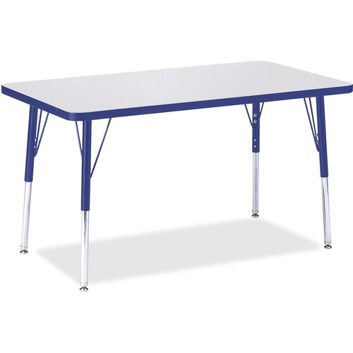 Jonti-Craft JNT6478JCA003 Berries Adult Height Color Edge Rectangle Table
