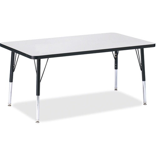 Jonti-Craft JNT6473JCE180 Berries Elementary Height Color Edge Rectangle Table