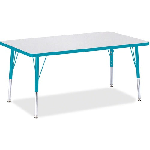 Jonti-Craft JNT6473JCE005 Berries Elementary Height Color Edge Rectangle Table