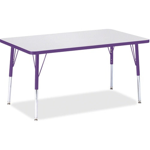 Jonti-Craft JNT6473JCA004 Berries Adult Height Color Edge Rectangle Table