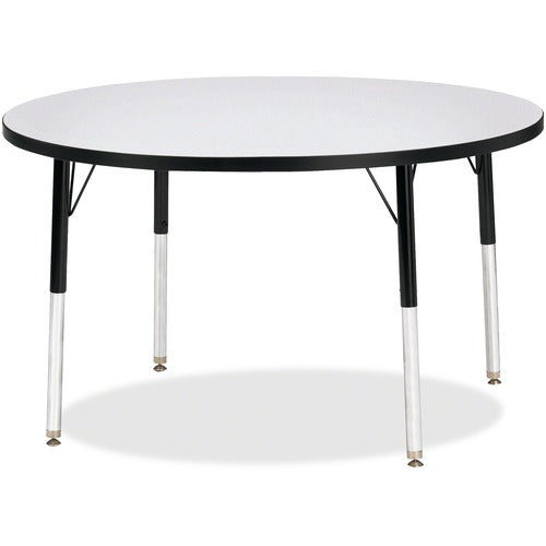 Jonti-Craft JNT6468JCE180 Berries Elementary Height Color Edge Round Table