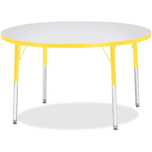 Jonti-Craft JNT6468JCE007 Berries Elementary Height Color Edge Round Table