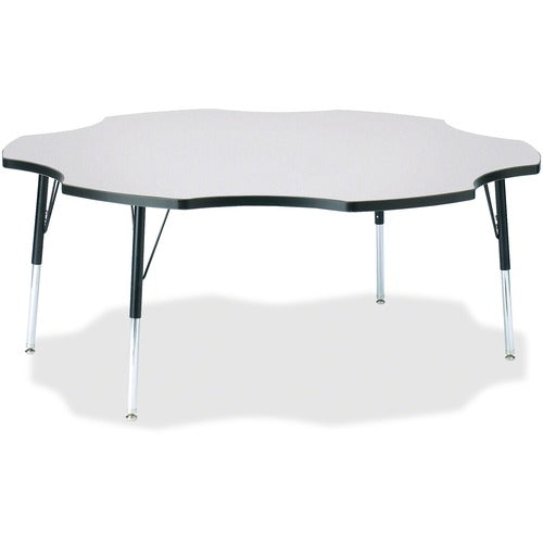 Jonti-Craft JNT6458JCA180 Berries Prism Six-Leaf Student Table