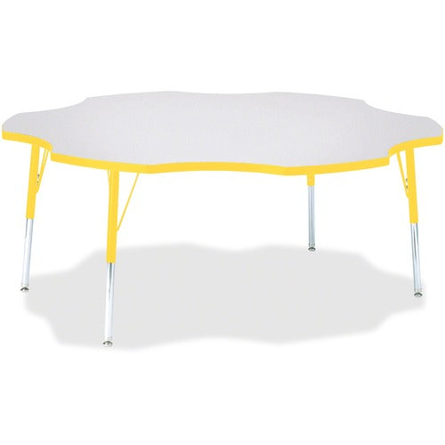 Jonti-Craft JNT6458JCA007 Berries Prism Six-Leaf Student Table